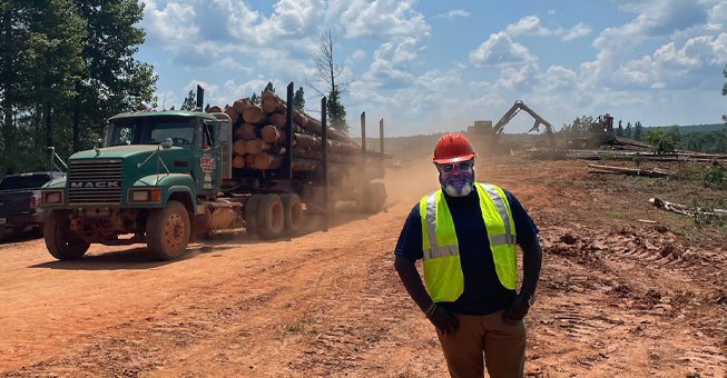 Ron Crear pictured in the field.
