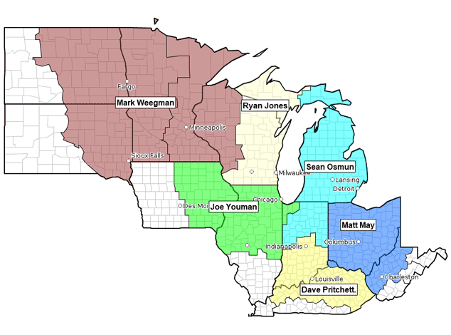 North Central Territory Map