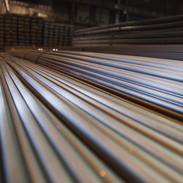 Image of roofing, metal, forming and industrial materials in a warehouse.