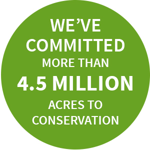 We've Committed More Than 4.5 Million Acres To Conservation