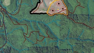Forest management map