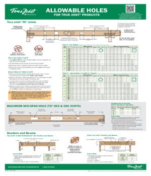 Allowable Holes Guide