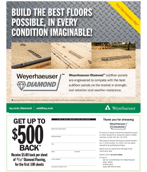 Diamond OSB 2023 Rebate