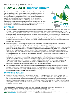 How We Do It: Riparian Buffers