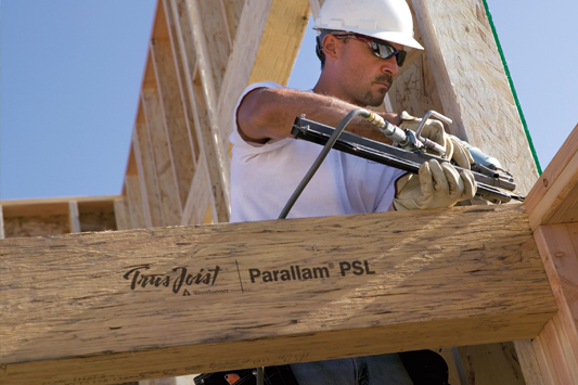 Tru-Joist Parallam PSL beam