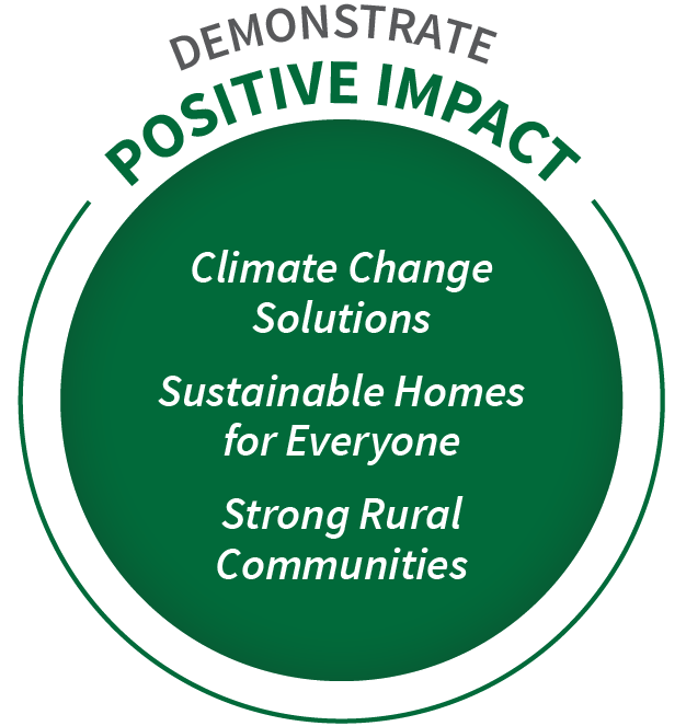 Demonstrate Positive Impact