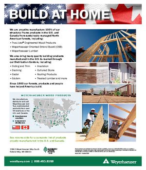 Build at Home: North American Products Flyer