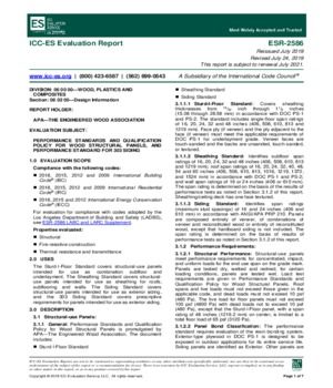 ICC-ES Report ESR-2586