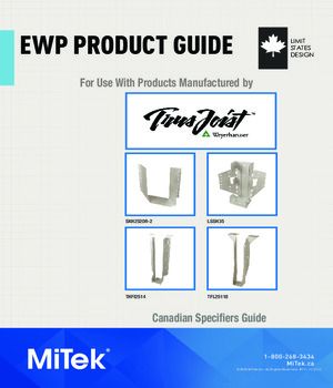 Mitek Connector Guide for Trus Joist products (Canada)