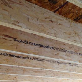 Image of TimberStrand LSL foor joists.