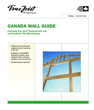 Specifier’s Guide for Residential Walls