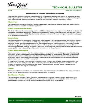 Introduction to Product Application Assurance