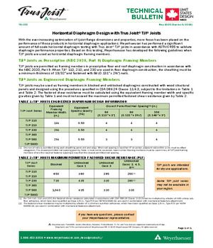 Horizontal Diaphragm Design with Trus Joist® TJI® Joists