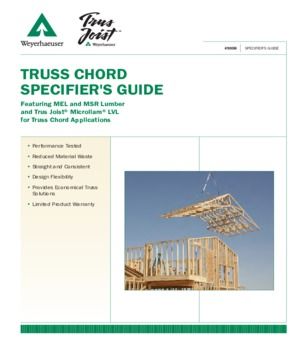 Truss Chord Specifier’s Guide