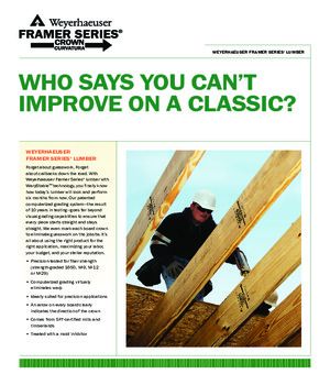 Framer Series Lumber