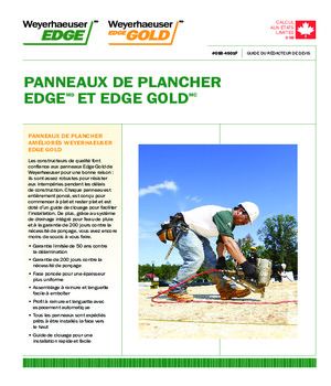 Panneaux De Plancher Edge et Edge Gold (Canada)