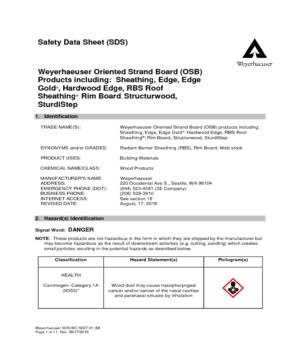 Weyerhaeuser Oriented Strand Board (OSB) Products