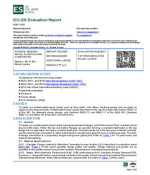 U.S. and City of LA ICC-ES Report No. ESR-1153