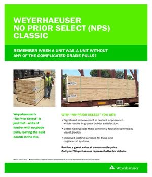 Weyerhaeuser No Prior Select (NPS) Classic
