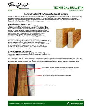 Eastern Parallam® PSL Frequently Asked Questions