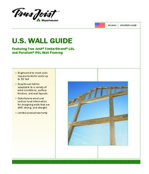 Specifier's Guide for Walls