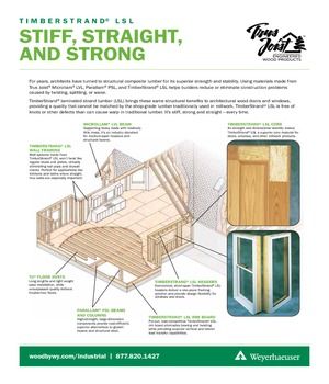 Product Overview: TimberStrand LSL for Millwork – Strength Comparison