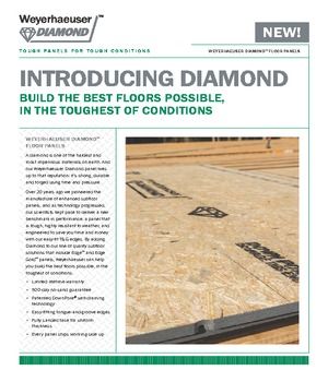 Weyerhaeuser Diamond™ Floor Panels