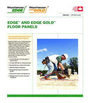 Edge™ and Edge Gold™ Specifiers Guide (Canada)