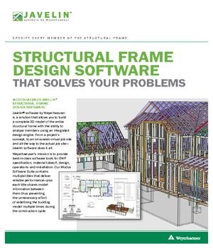 Product Overview: Javelin Structural Frame Design Software