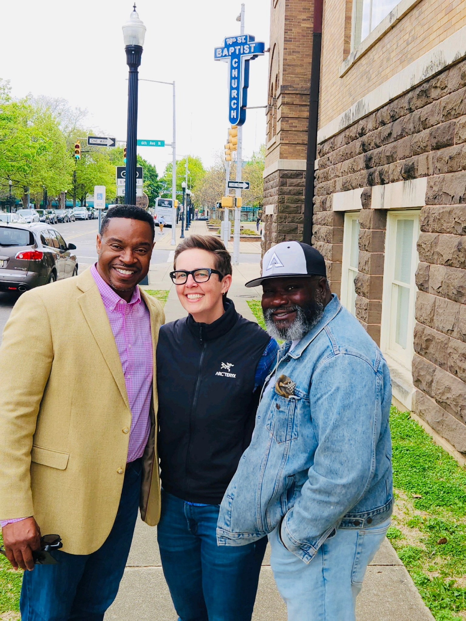 Image of Deano, Diane Meyers (VP and assistant general counsel), and Ron Crear (director of Diversity, Equity and Inclusion).