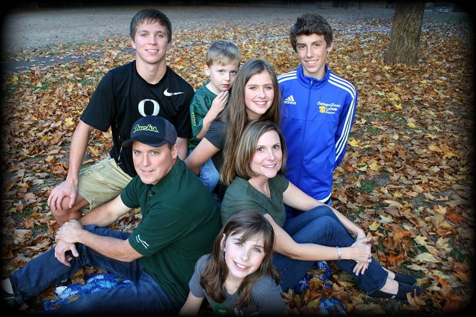 Image of Zack Allen and his family.