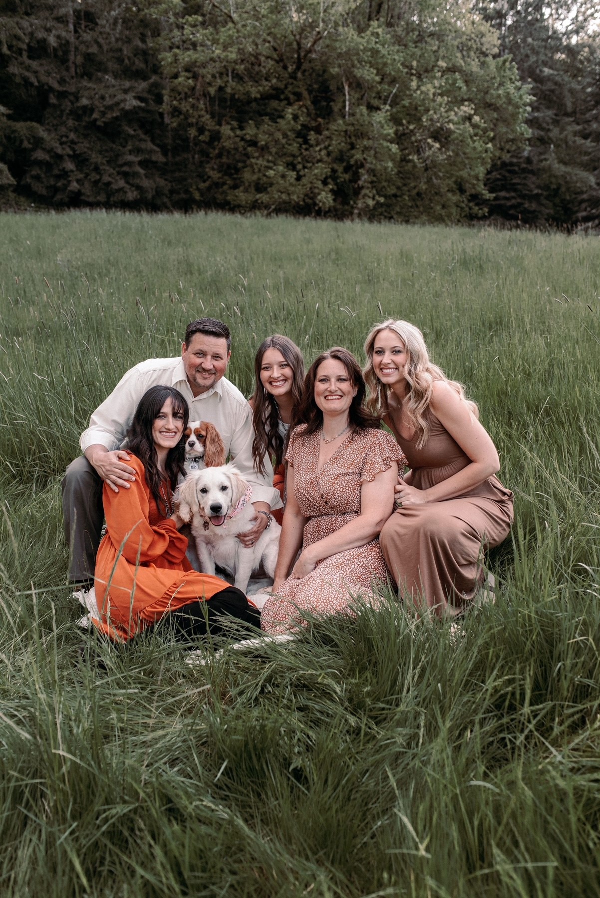 Image of George with his family.