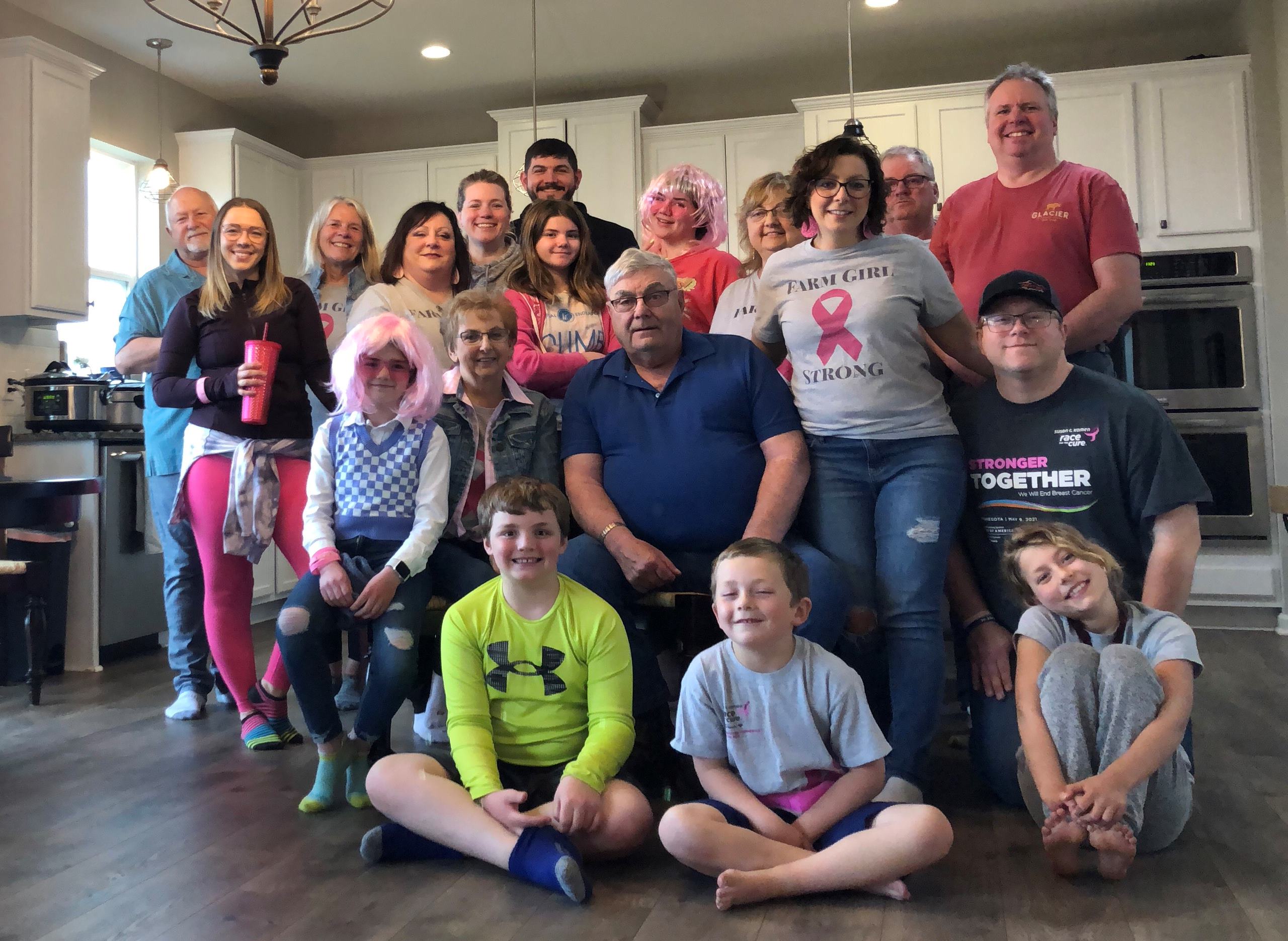 Janel with her Race for the Cure team.