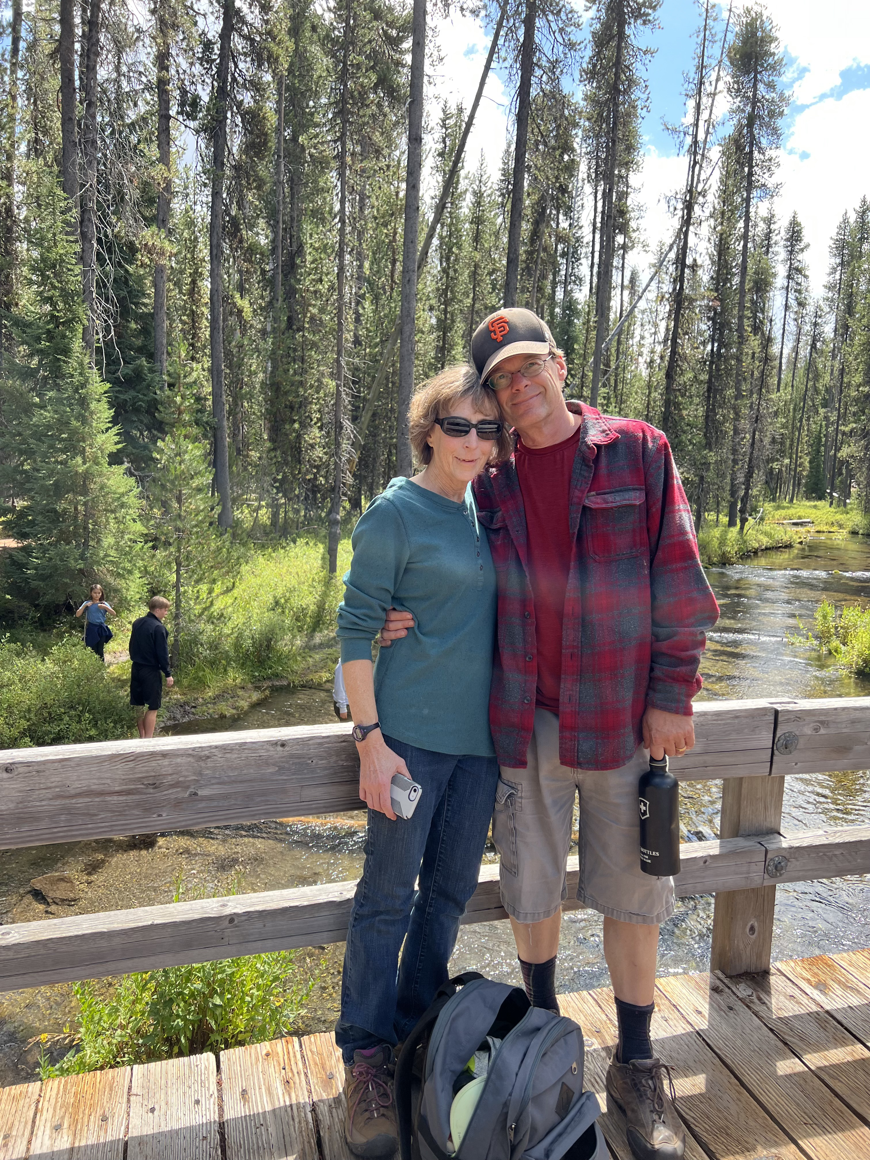 Image of Matt and his wife, Sheila, during a 2023 campting trip.