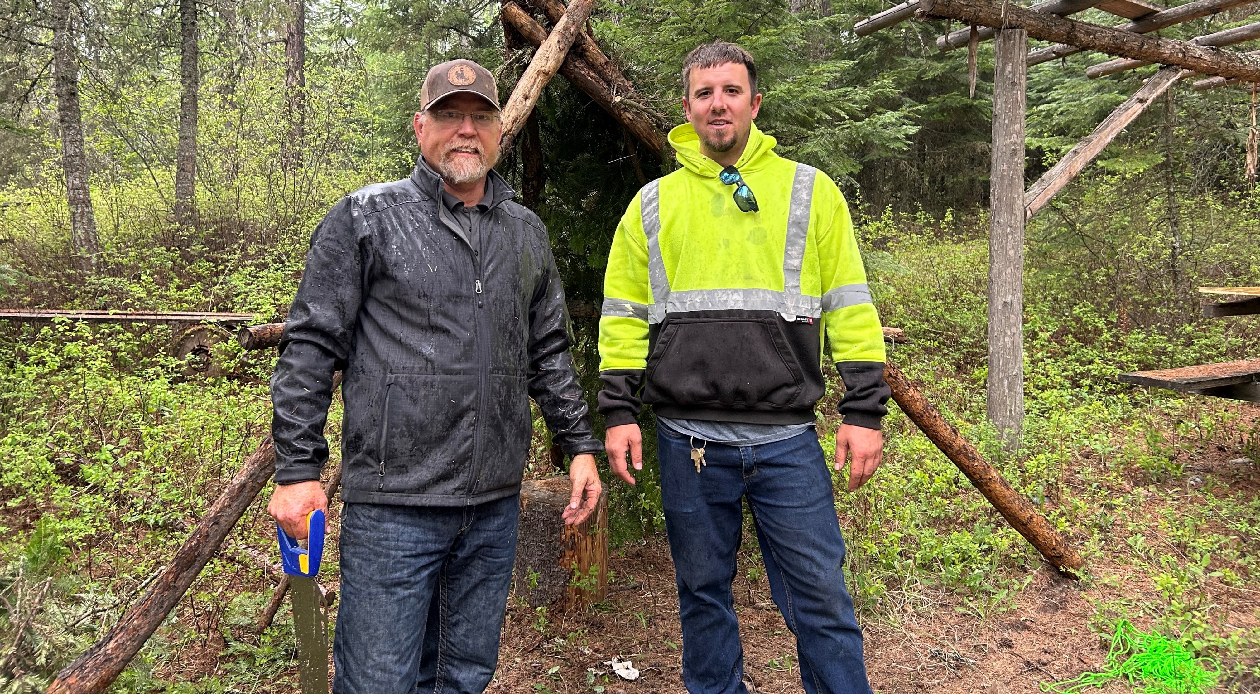 Image of Sean Reynolds, left, with Lance Walsh.