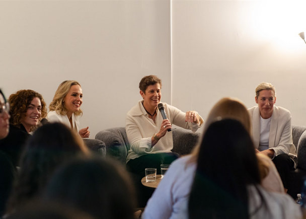 Image of the panel discussion featuring Alicia at Climate Week NYC 2023.