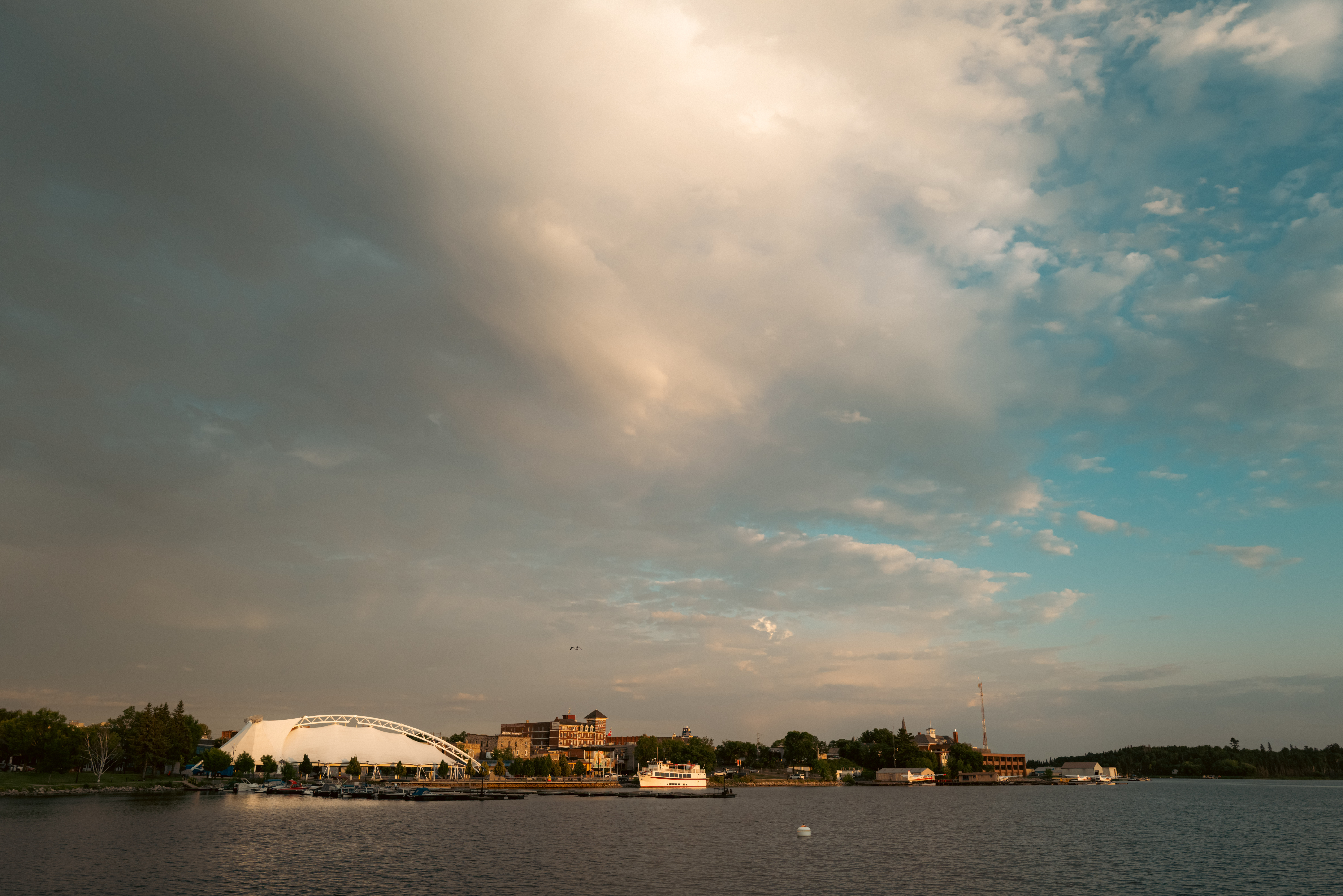 Image showing the Kenora facility on a cloudy day.