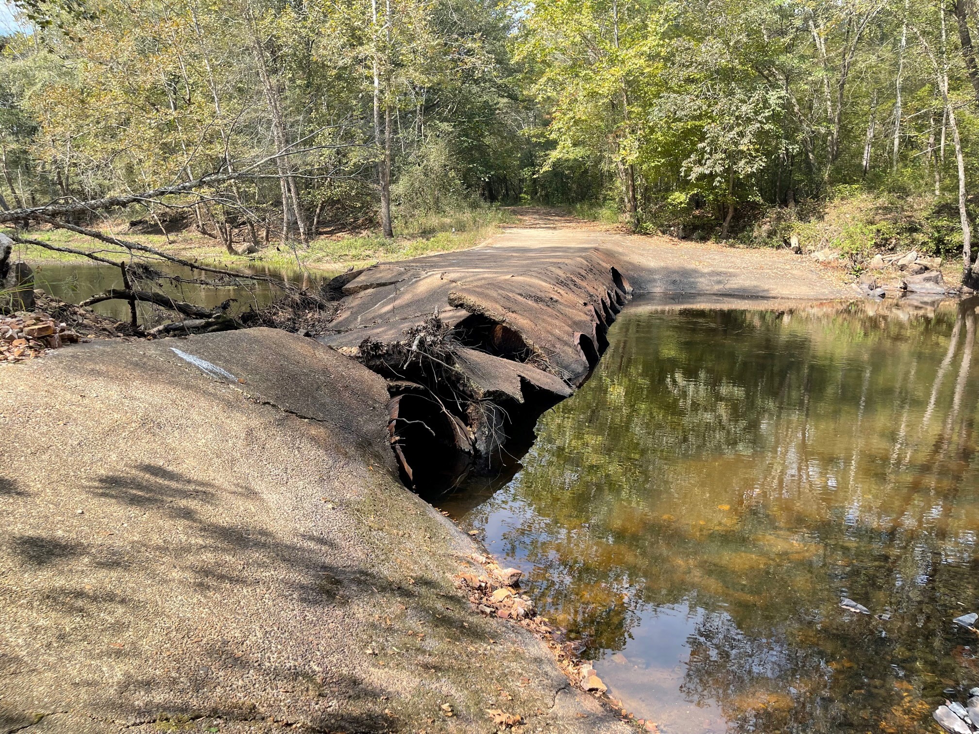 Image of a legacy bridge over the Saline River.